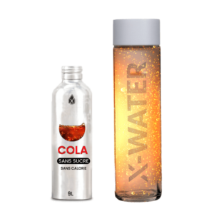 Sirop cola et bouteille offerte