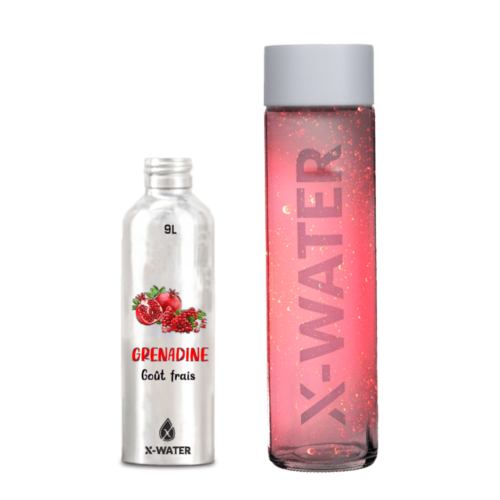 Sirop grenadine et bouteille offerte