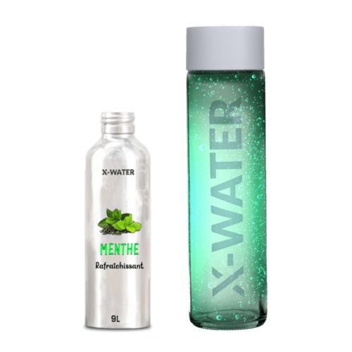 Sirop menthe et bouteille offerte