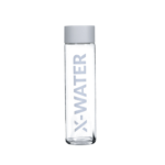 Bouteilles en verre x-bottle couleur silver