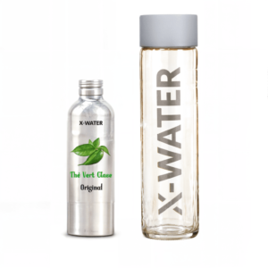 Sirop the vert et bouteille offerte
